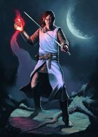 Cover full page - Moon Elf - RPG Stock Art