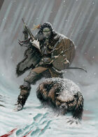 Cover full page - Orc Huntress - RPG Stock Art