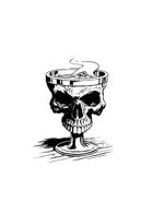 Filler spot - items: skull goblet- RPG Stock Art