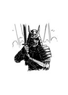 Filler spot - character: samurai - RPG Stock Art
