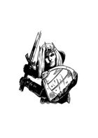 Filler spot - character: dwarf greatsword - RPG Stock Art