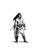 Filler spot - character: barbarian - RPG Stock Art