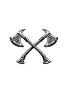 Filler spot - items: crossed axes - RPG Stock Art