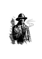Filler spot - character: noir detective - RPG Stock Art