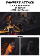 Cover full page - Vampire Attack - RPG Stock Art