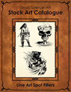 Catalogue - Line Art Spot Fillers - RPG Stock Art