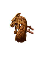 Filler spot colour - items: viking woodcarver - RPG Stock Art