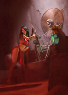 Cover full page - Desert Thief - RPG Stock Art