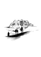 Filler spot - environment: camel train - RPG Stock Art