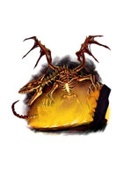 Filler spot colour - dragon: skeleton - RPG Stock Art