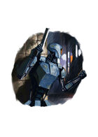 Filler spot colour - character: droid; police - RPG Stock Art