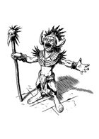 Filler spot - character: goblin shaman - RPG Stock Art