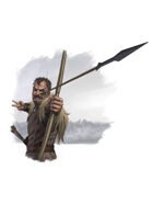 Filler spot colour - character: archer - RPG Stock Art