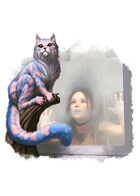 Filler spot colour - event: girl looking in pet shop window - RPG Stock Art