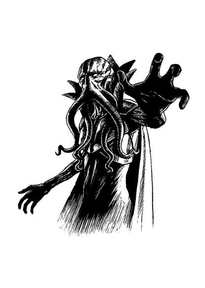 Filler spot - character: illithid - RPG Stock Art