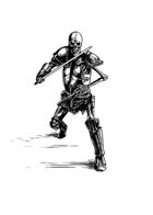 Filler spot - character: skeleton knight - RPG Stock Art