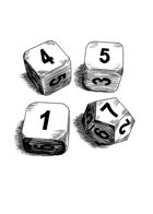 Filler spot - items: dice set 2 - RPG Stock Art