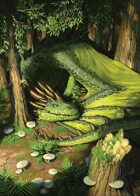Cover full page - Green Dragon - RPG Stock Art