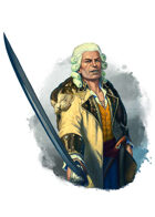 Filler spot colour - character: selkie pirate - RPG Stock Art