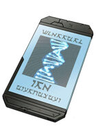 Filler spot colour line - items: datapad: DNA scan - RPG Stock Art