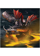 Colour card art - dragon: underworld - RPG Stock Art