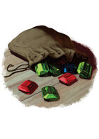 Filler spot colour - items: gem pouch - RPG Stock Art