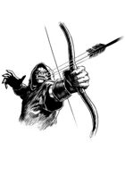 Filler spot - character: orc archer (old school look) - RPG Stock Art