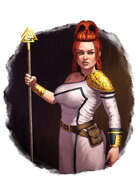 Filler spot colour - character: cleric - RPG Stock Art