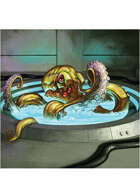Colour card art - creature: mind hacker - RPG Stock Art