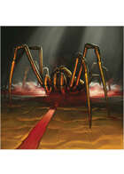 Colour card art - creature: blood spider - RPG Stock Art
