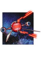 Filler spot colour line - vehicles: galactic striker - RPG Stock Art