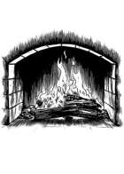 Filler spot - environment: fireplace - RPG Stock Art