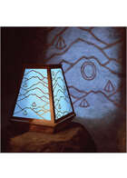 Colour card art - items: map lantern - RPG Stock Art