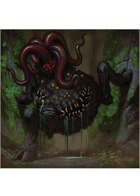 Colour card art - creature: shumat knaa spawn - RPG Stock Art