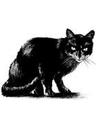 Filler spot - creature: cat - RPG Stock Art