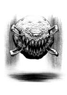 Filler spot - creature: ball of teeth - RPG Stock Art