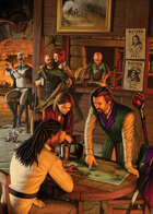 Cover full page - Tavern Interior - RPG Stock Art