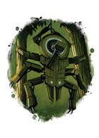Filler spot colour - character: droid; spider - RPG Stock Art