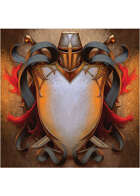 Colour card art - items: heraldry: blank - RPG Stock Art