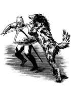 Filler spot - event: knight vs wolf - RPG Stock Art