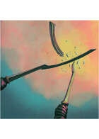 Colour card art - event: sword breaking - RPG Stock Art