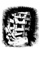 Filler spot - environment: catacombs ruin - RPG Stock Art