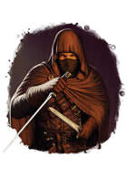 Filler spot colour - character: nightblade assassin - RPG Stock Art