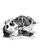 Filler spot - items: tyrannosaurus skeleton - RPG Stock Art