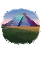 Filler spot colour - environment: ziggurat iridescent - RPG Stock Art