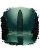 Filler spot colour - environment: cave obelisk - RPG Stock Art