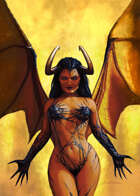 Cover full page - Succubus - RPG Stock Art