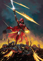 Cover full page - Red Mage (Hood) - RPG Stock Art