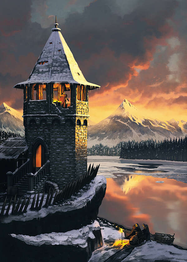 Cover full page - The Watchtower - RPG Stock Art