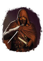 Filler spot colour - character: nightblade assassin alt - RPG Stock Art